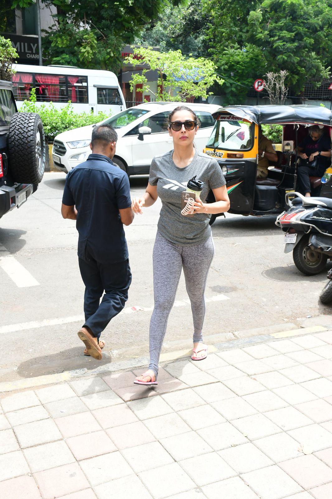Malaika Arora went out for her yoga session