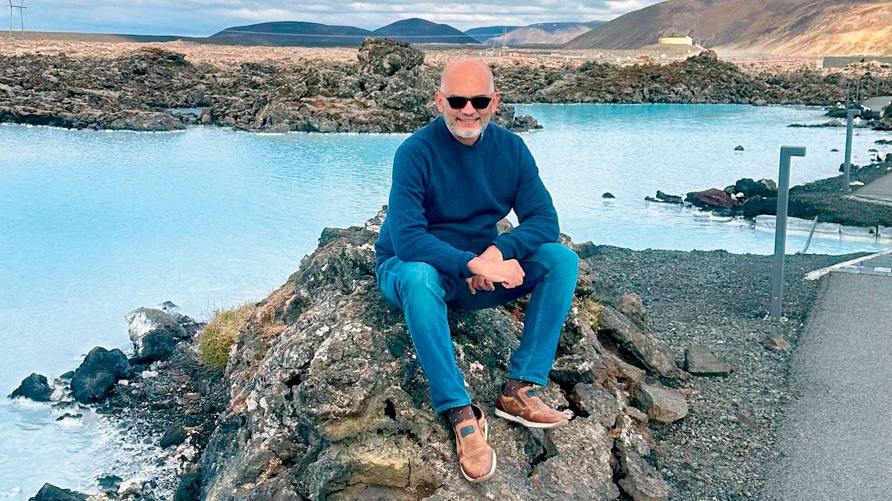 Subhash Motwani in Iceland