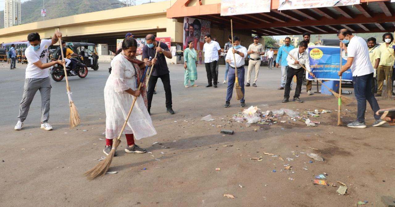 Thane: TMC carries out comprehensive cleanliness drive in Diva ward area
