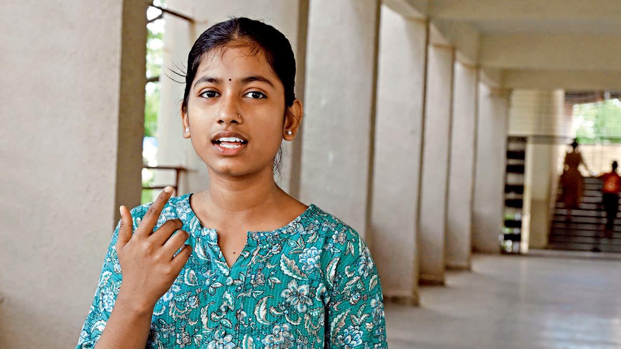 Madhu Verma, student, Parshuram Joma Mhatre School & Atmaram Dhondu Mhatre Junior College, Navade