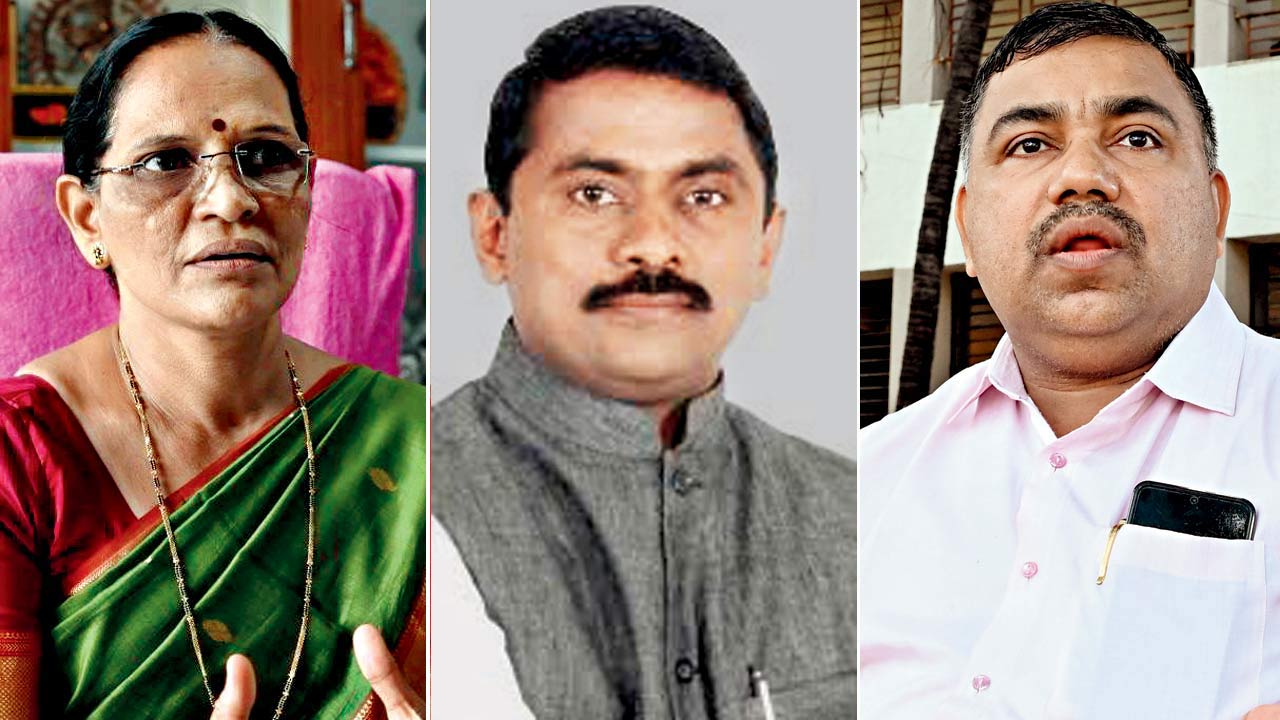 Vishaka Mohite; Prashant Thakur and Arvind Mhatre