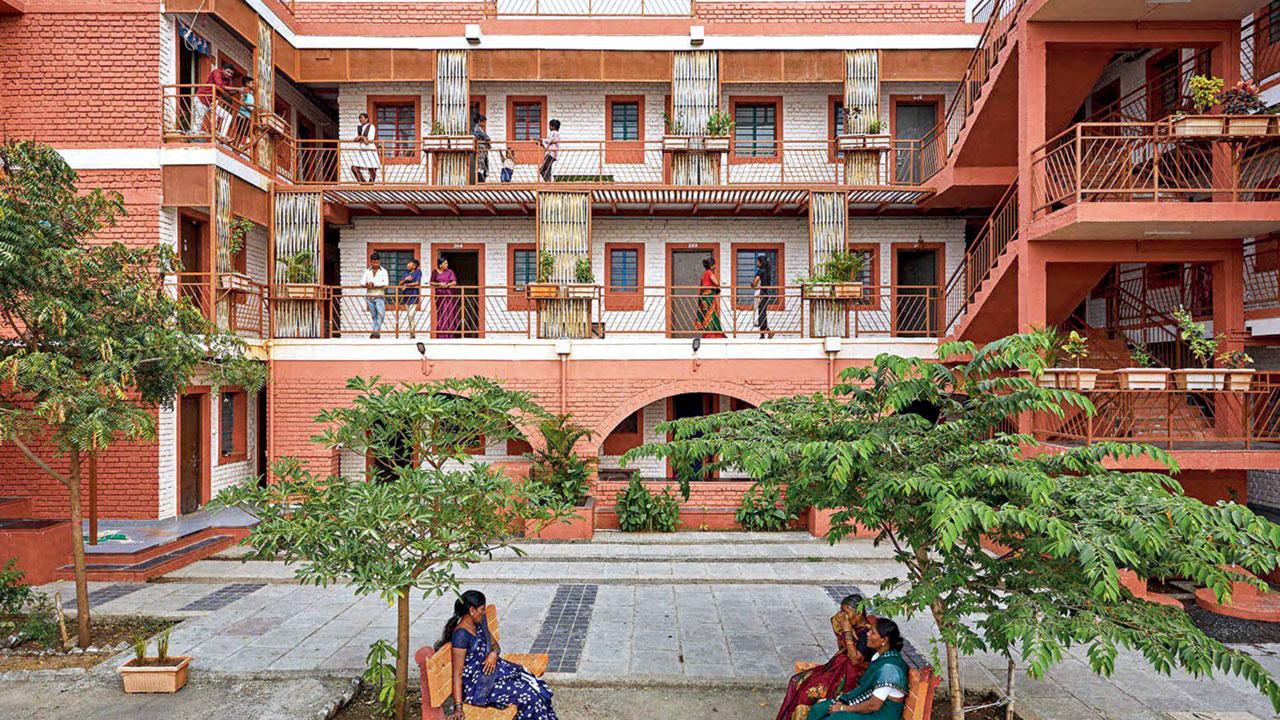 The Sanjaynagar Slum Redevelopment Project provides climate-resilient, sustainable homes to 298 families, uplifting generations out of poverty and improving their health and wellbeing