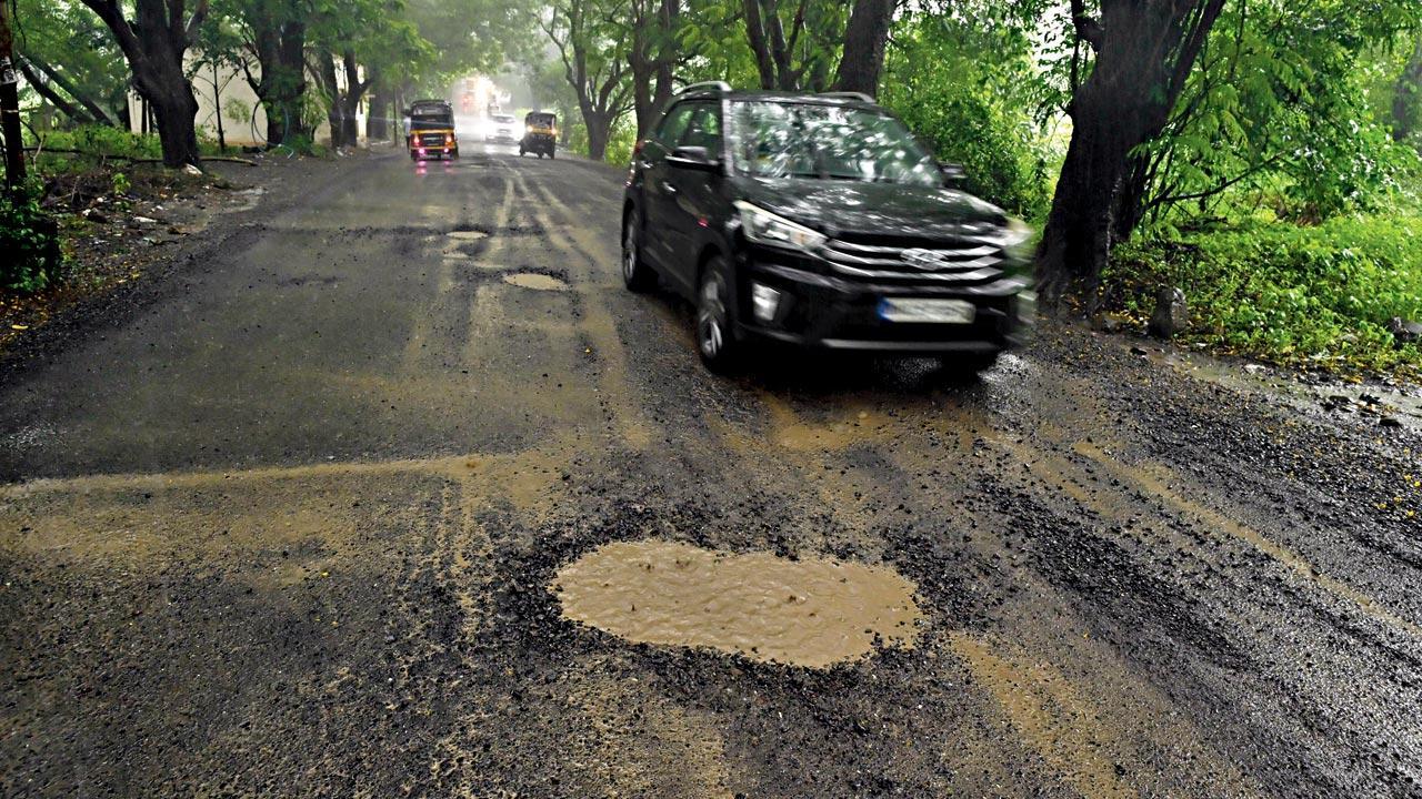Mumbai: This road was repaired just two months ago!