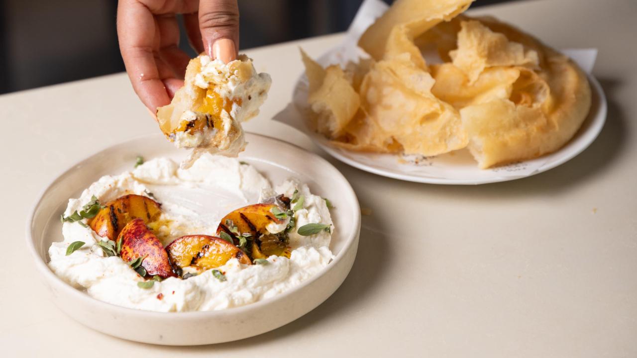 Beyond pastas Beyond pasta, indulge in dishes such as whipped ricotta with Nainital peaches, seared buff carpaccio with blue cheese, and Italian fried chicken with hot honey ranch aioli.