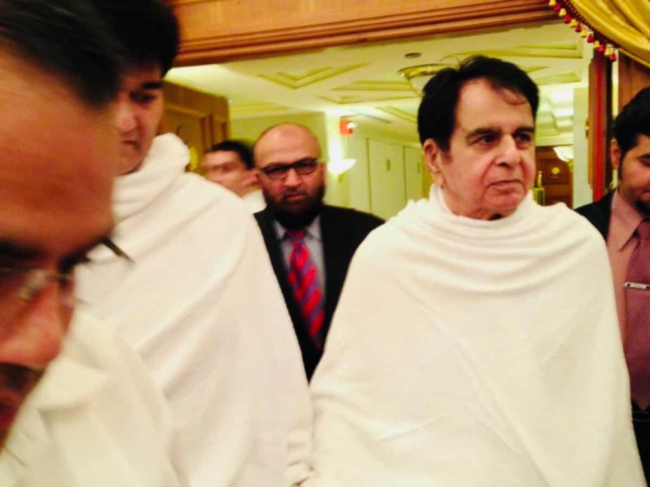 At the age of 90, Dilip Kumar visited Mecca for pilgrimage with his wife and a few other relatives