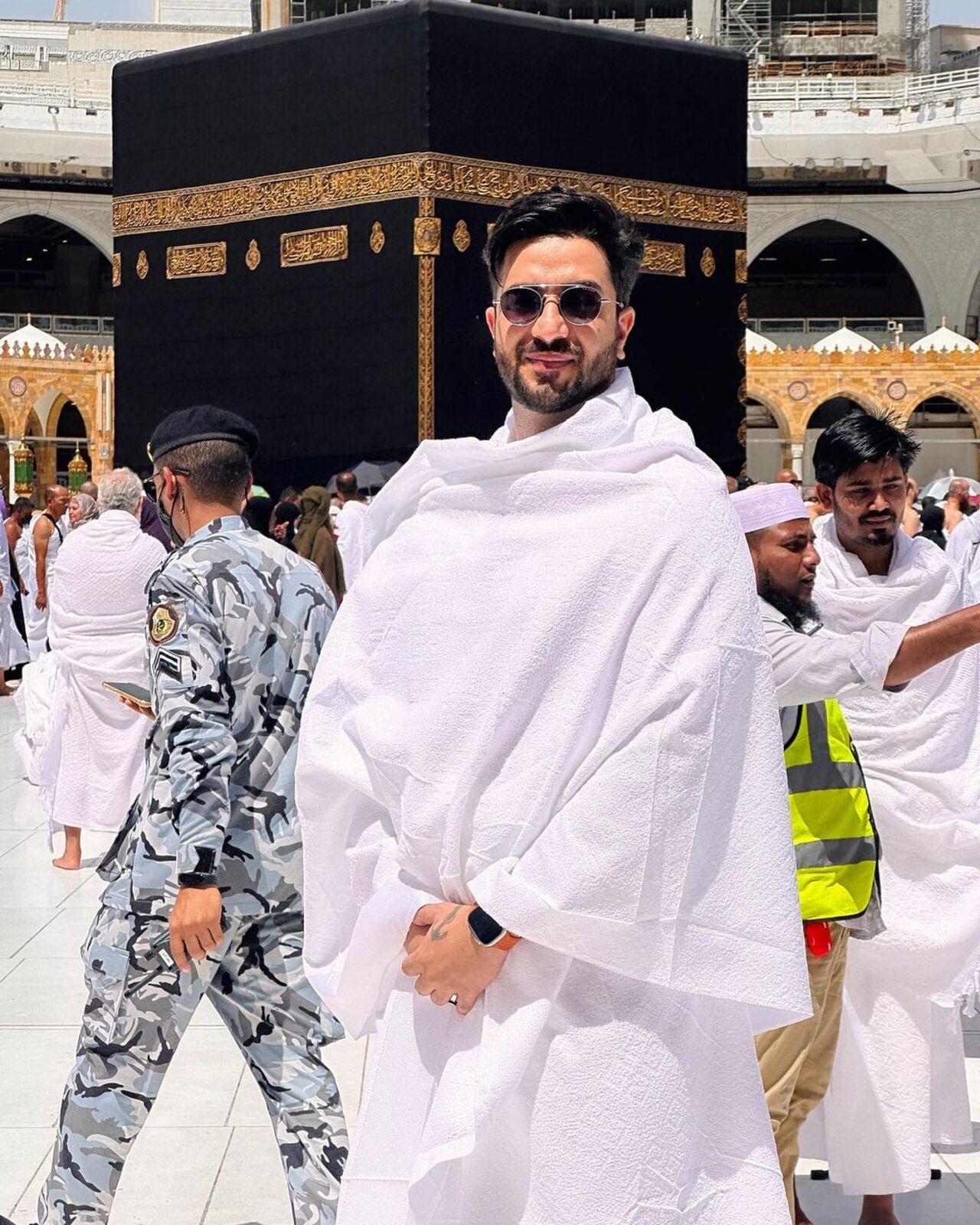 In 2023, Aly Goni performed his first Umrah in Mecca and shared a series of pictures from his visit