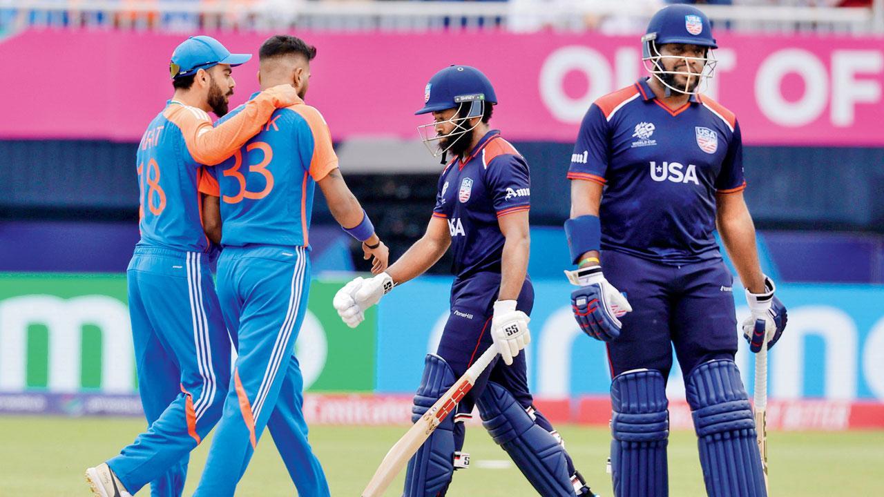 American batters stumble, but Kohli-Rohit depart early