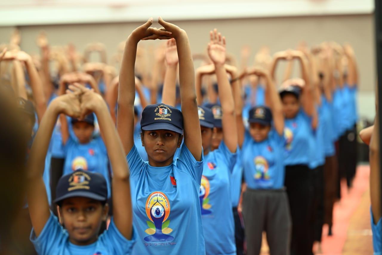 Prime Minister Narendra Modi led the celebrations of the 10th International Day of Yoga at the Sher-e-Kashmir International Convention Centre (SKICC) in Jammu and Kashmir's Srinagar on Friday