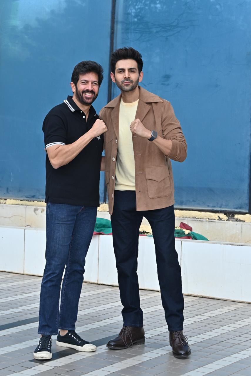 Kabir Khan and Kartik Aaryan went out to promote upcoming sports drama Chandu Champion