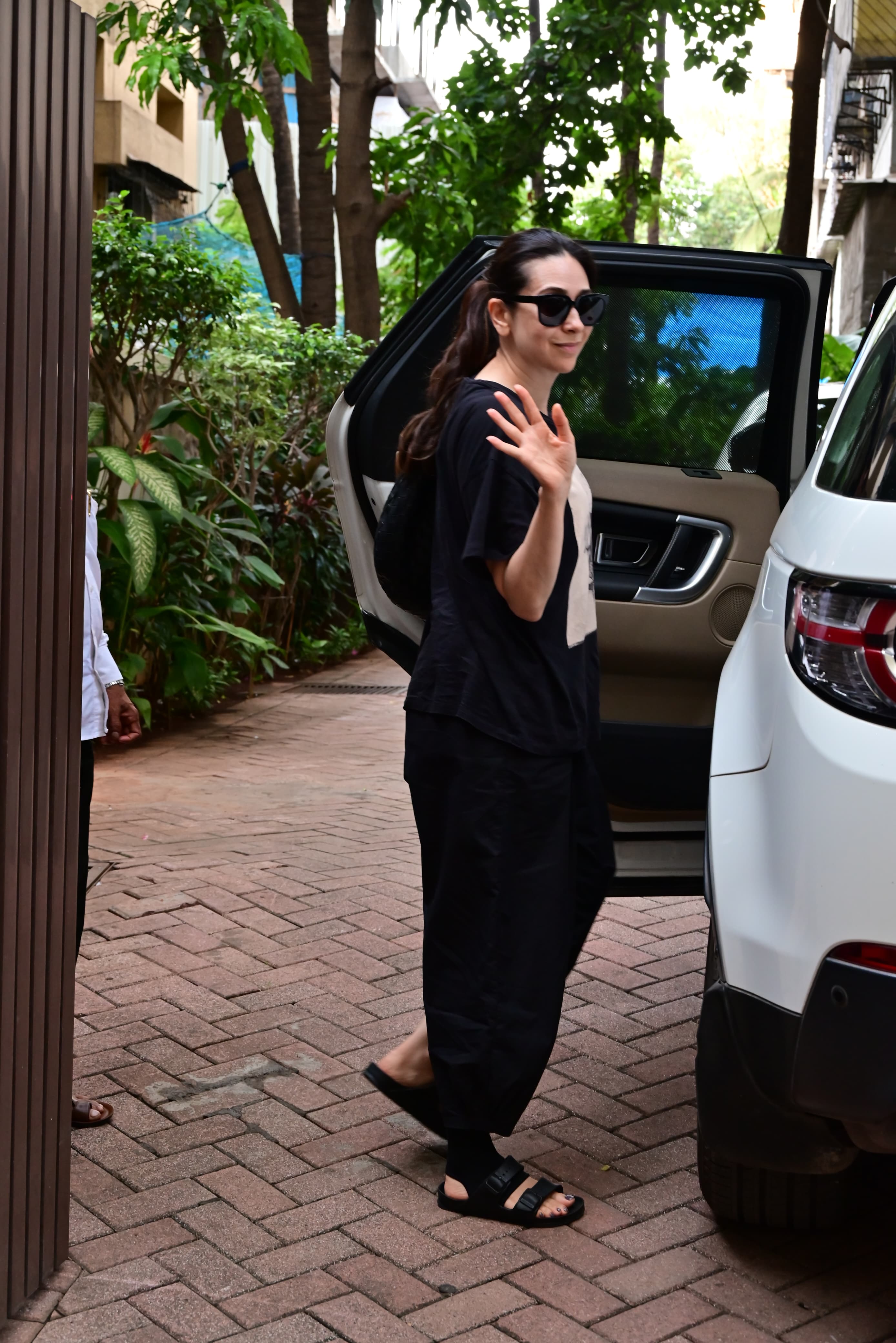 Karisma Kapoor was clicked in the as she went out in the city wearing comfy outfits
