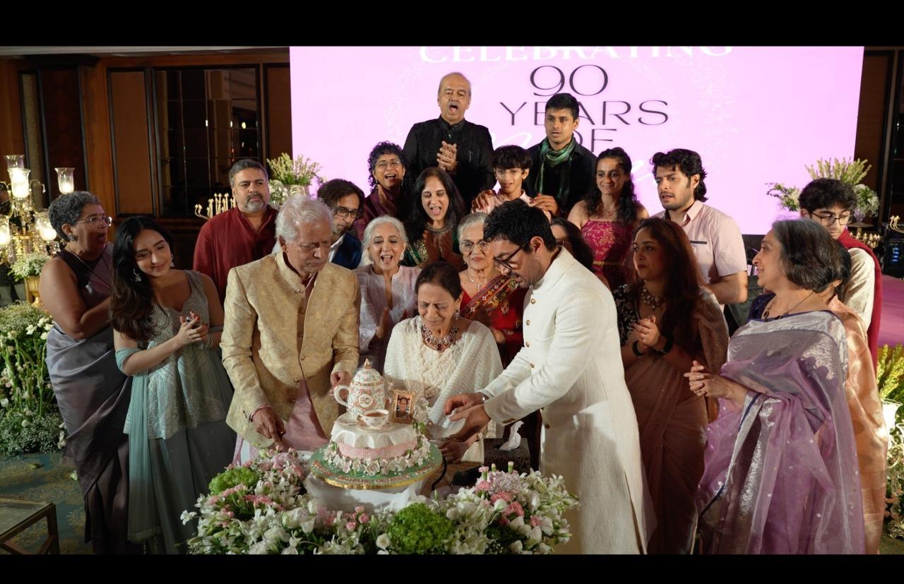 Aamir Khan's limitless love for his mother was evident on her 90th birthday as he brought the entire family together for this celebration