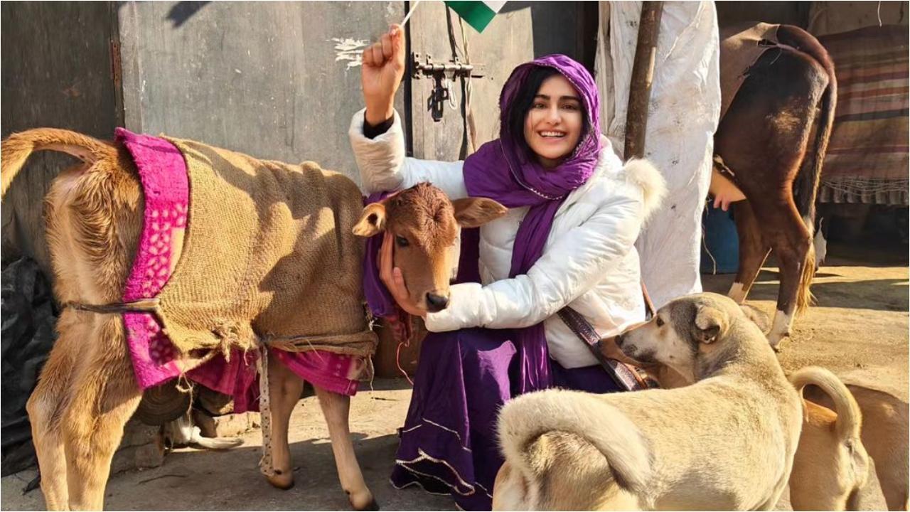 Adah Sharma on her work rescuing abandoned animals