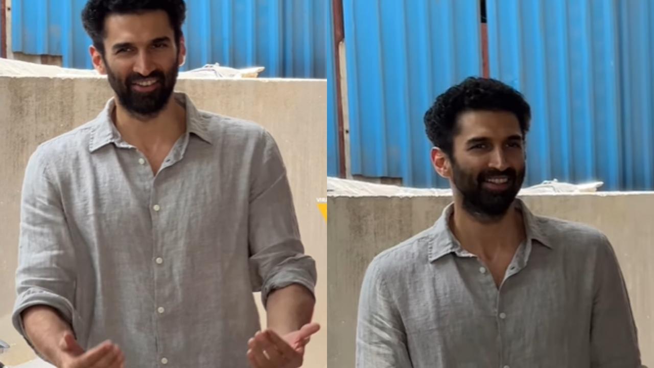 Aditya Roy Kapur spotted at Dance Rehearsal Hall embracing summer cool