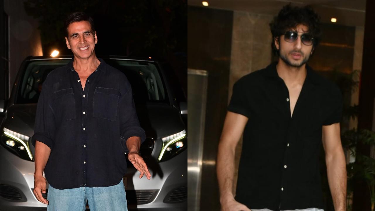 Akshay Kumar and Ibrahim Ali Khan pose together for paps, fans demand 'Main Khiladi Tu Anari' sequel