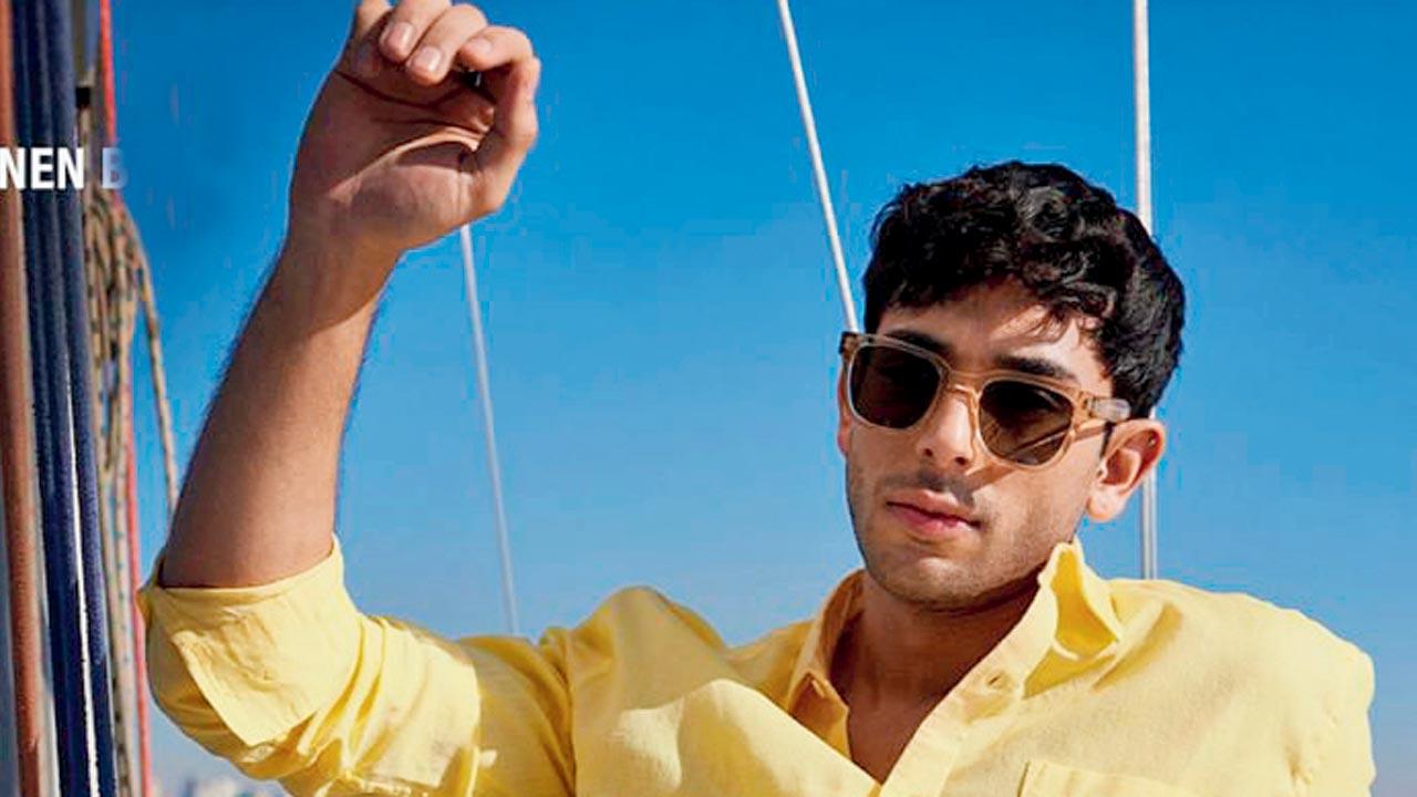  Cotton linen shirt: yellow 