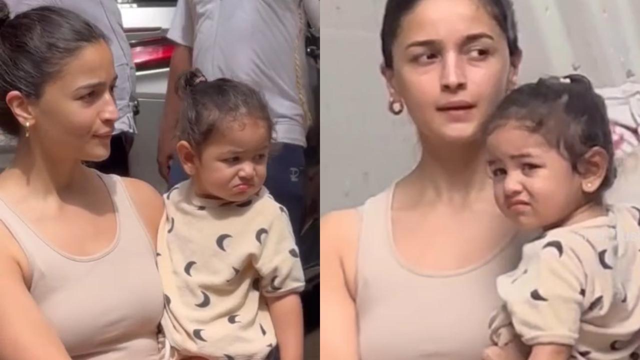 Raha Kapooor's expressions in latest video is too cute to miss, watch