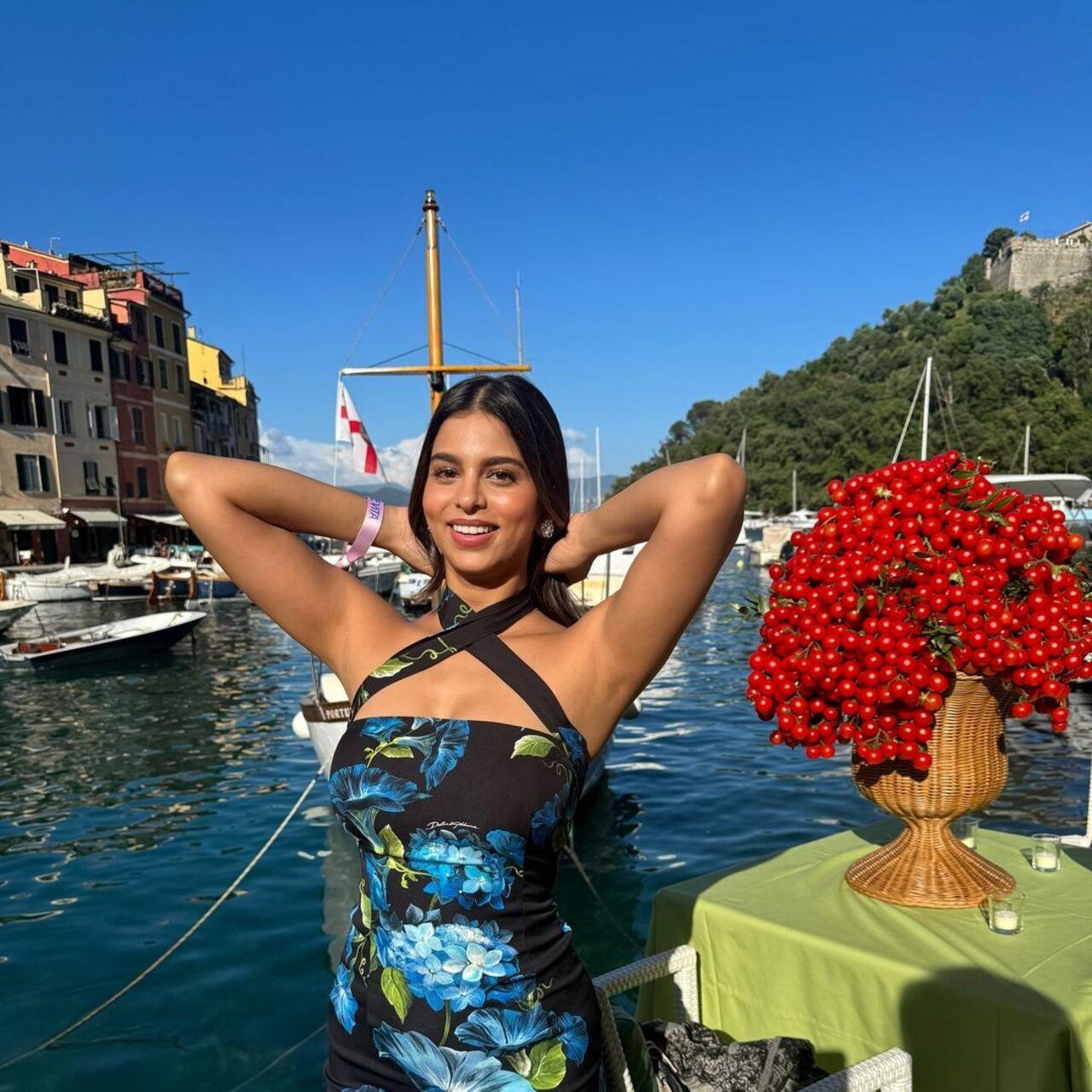 Suhana Khan also shared some pictures on her Instagram handle where she can be happily soaking in the Italian sun