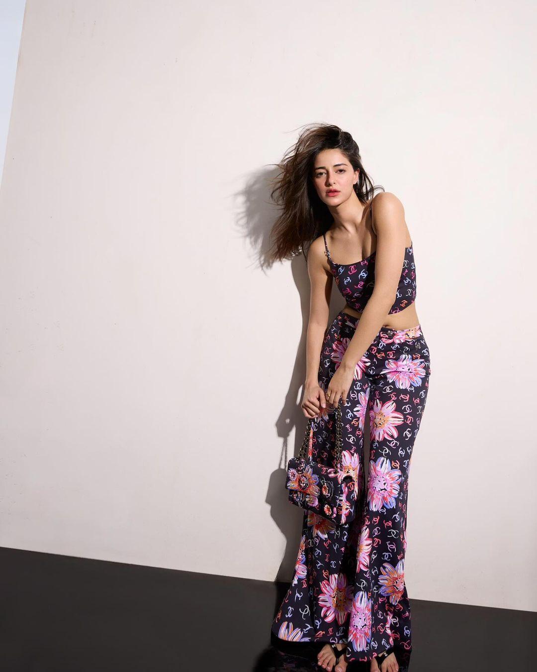 In another look, Ananya wore a Chanel outfit perfect for summer. She captioned it, 