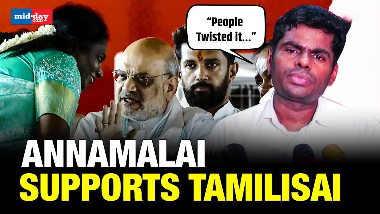 Annamalai clarifies on viral video of Amit Shah’s conversation with Tamilisai