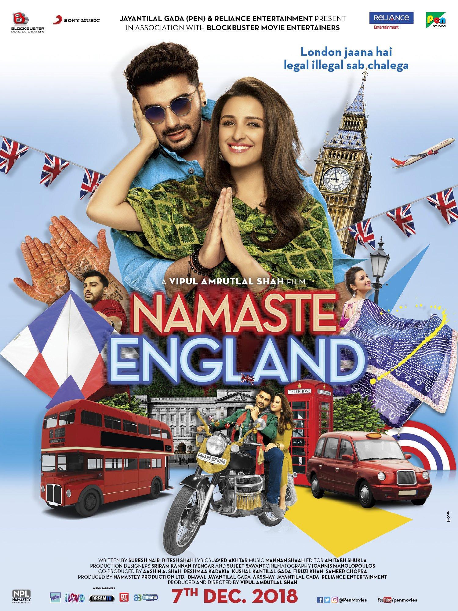 The movie explores their relationship and the challenges they face. It's a follow-up to the 2007 film Namastey London.