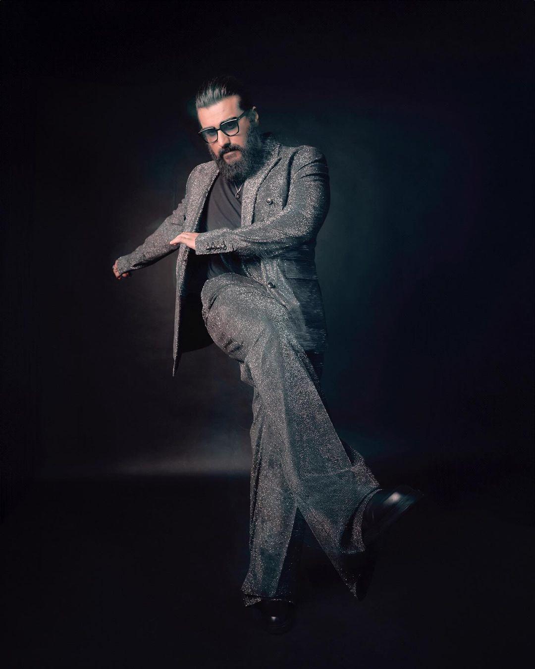 Arjun Kapoor tried on a shimmery suit, opting for something different.
