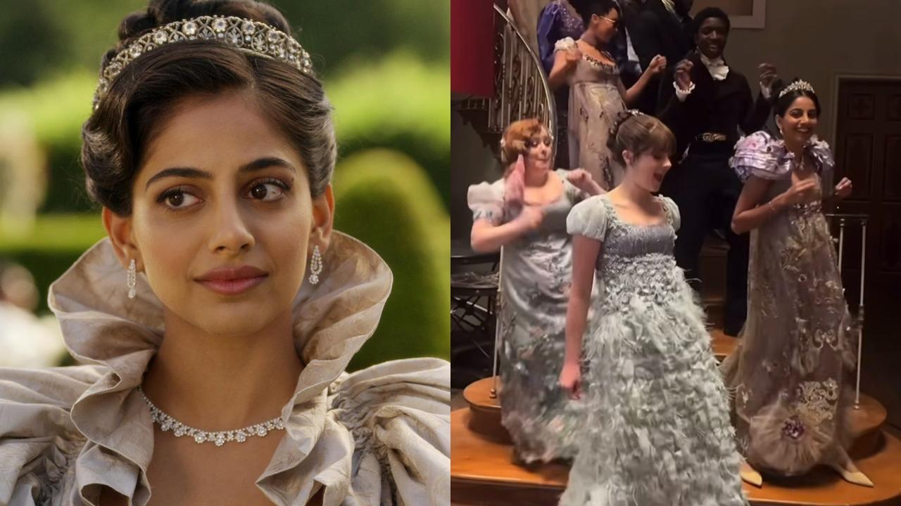 WATCH: Miss Malhotra aka Banita Sandhu dances with Bridgerton season 3 cast