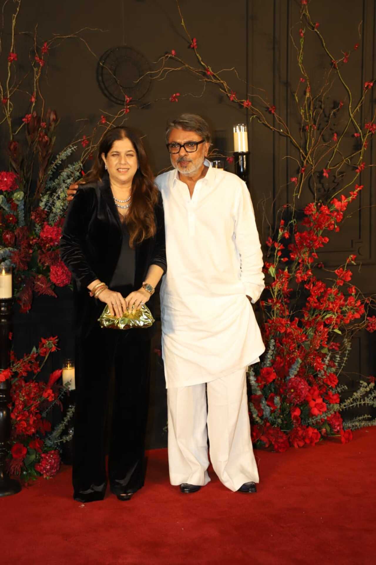 Sonakshi’s ‘Heeramandi’ director Sanjay Leela Bhansali was also a guest at the reception. 