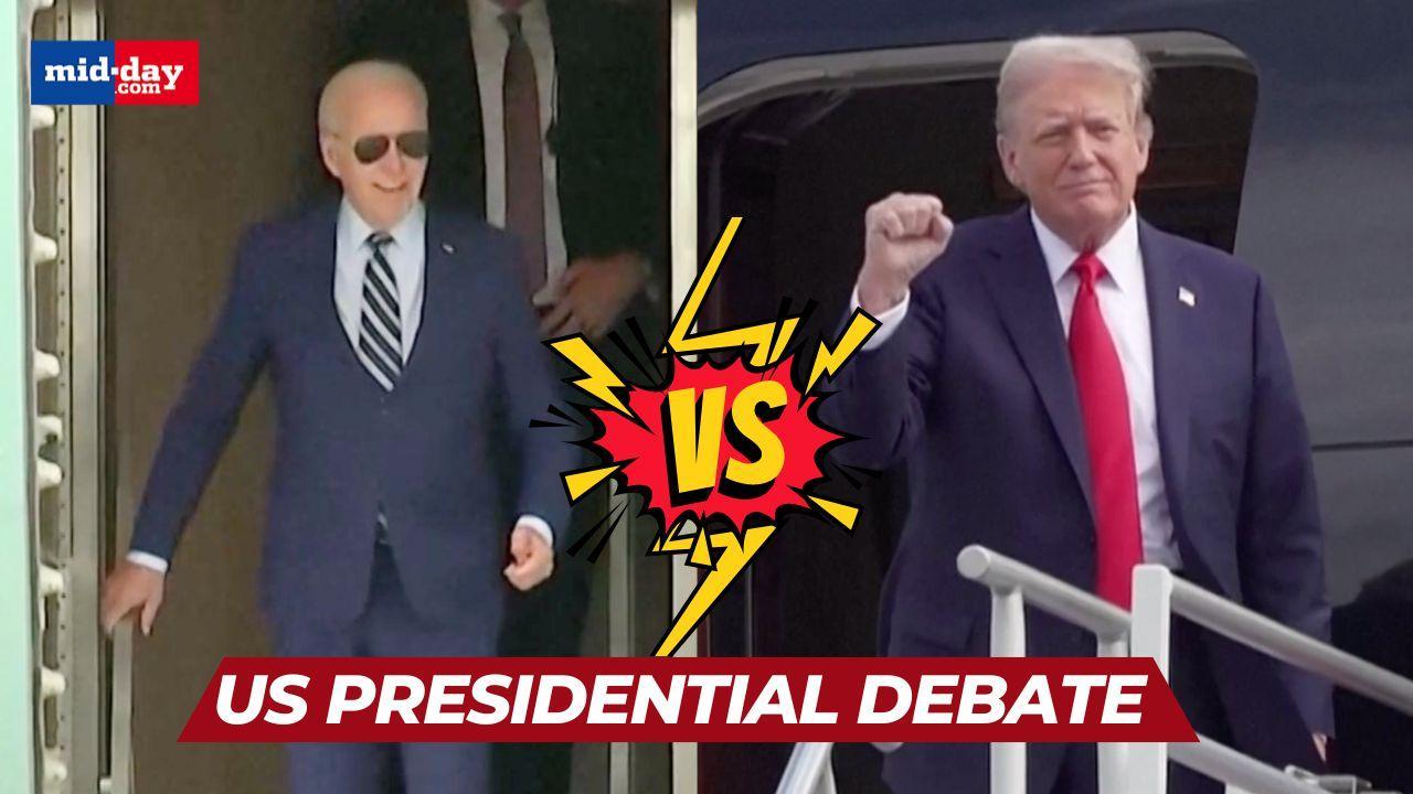 US Presidential Debate: US Prez Joe Biden and Donald Trump arrive in Atlanta
