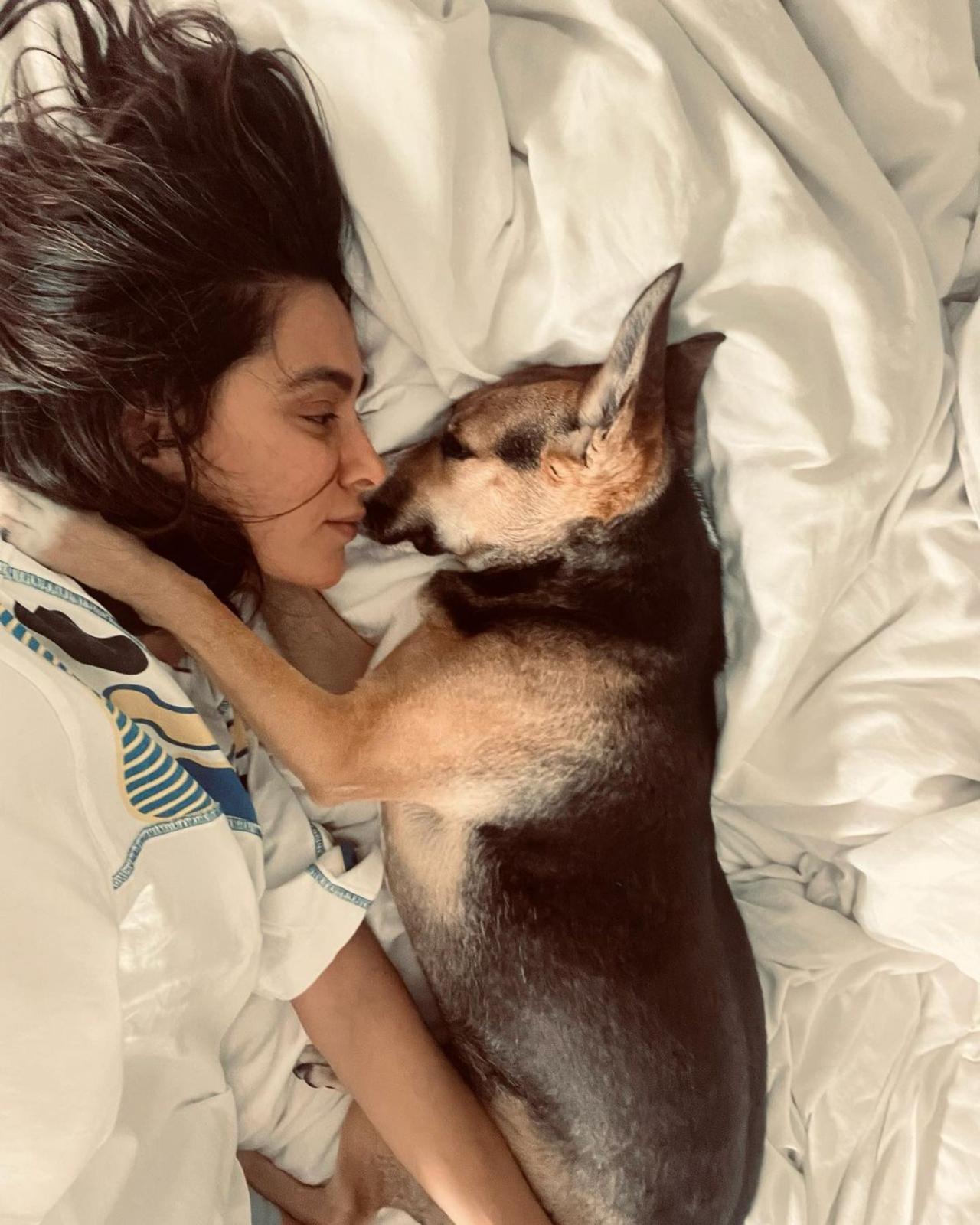 Shibani Dandekar Akhtar adopted a stray a couple of years ago and named him Tyson