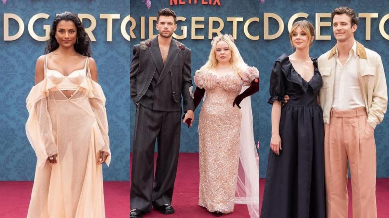 Take a look at Bridgerton season 3 part 2 red carpet looks