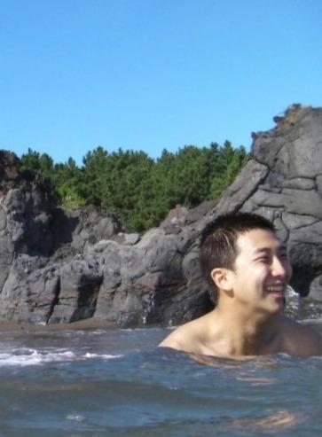 BTS Namjoon was recently seen shirtless with a front view as he enjoyed the ocean waves.
