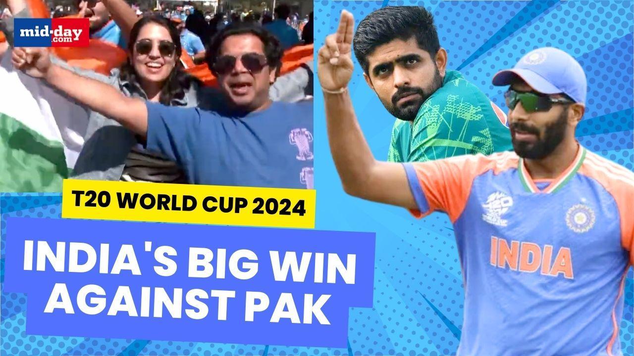 T20 World Cup 2024:  India Beat Pak | Bumrah Magic Shines On ! Fans Celebrate!