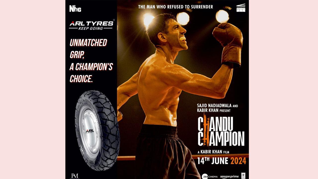 ARL Tyres Partners with Blockbuster Film “Chandu Champion”