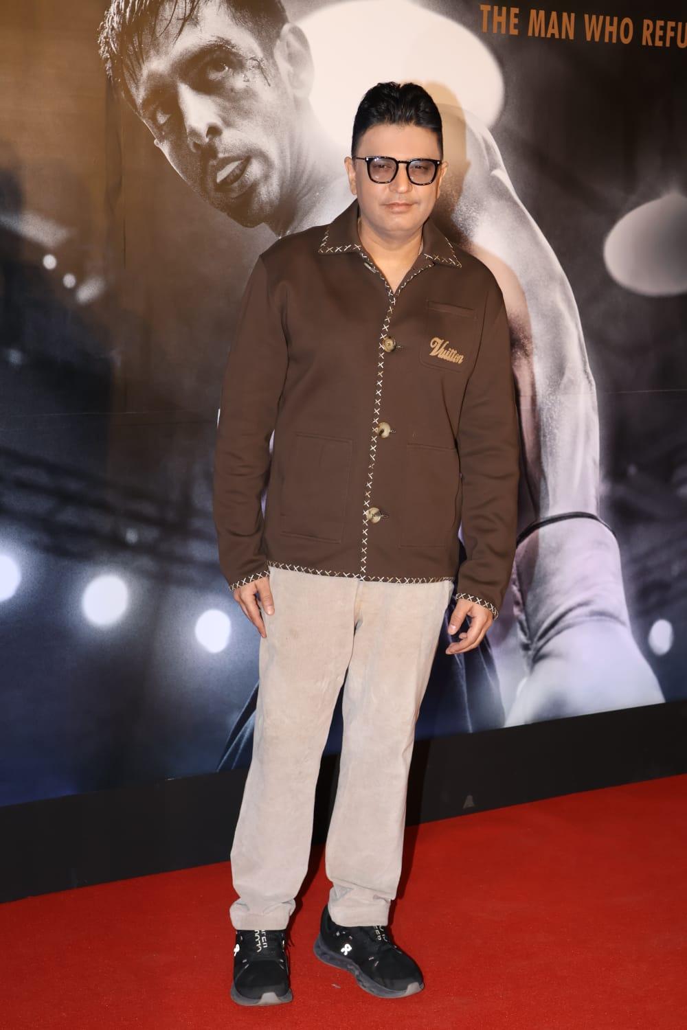 Bhushan Kumar attended the screening of Chandu Champion