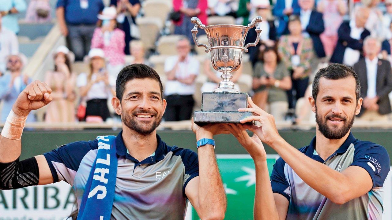 Marcelo Arevalo (left) & Mate Pavic
