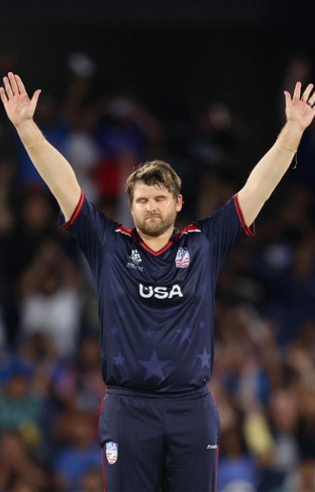 USA`s Corey Anderson, Ali Khan and Harmeet Singh registered one wicket each to their names