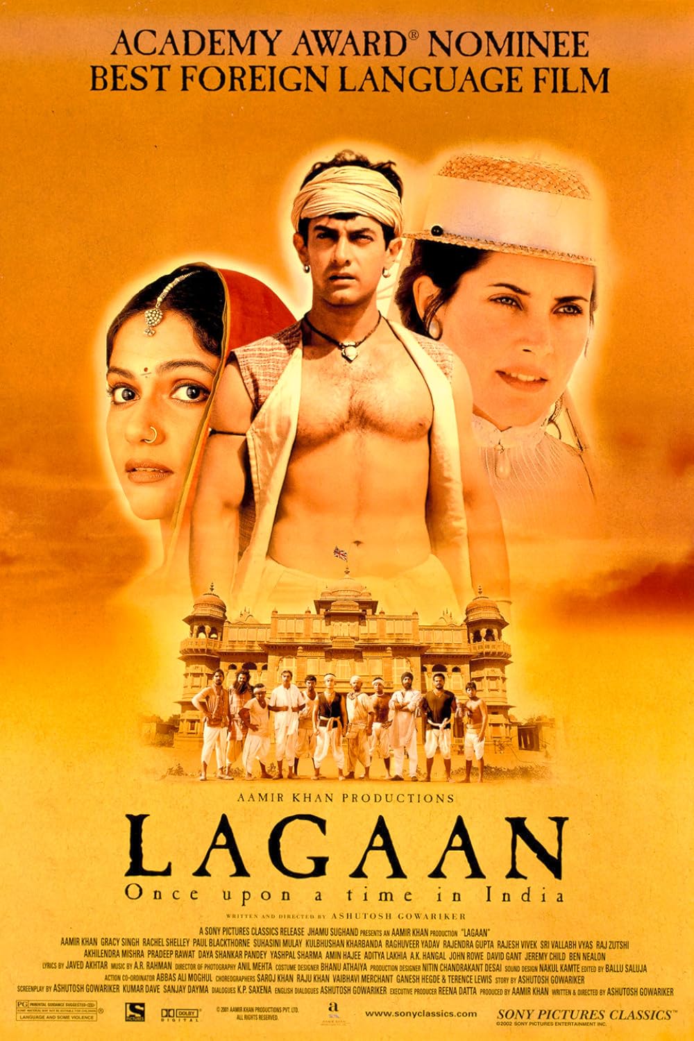 Lagaan: Once Upon a Time in India was nominated for Best Foreign Language Film at the 2002 Oscars.