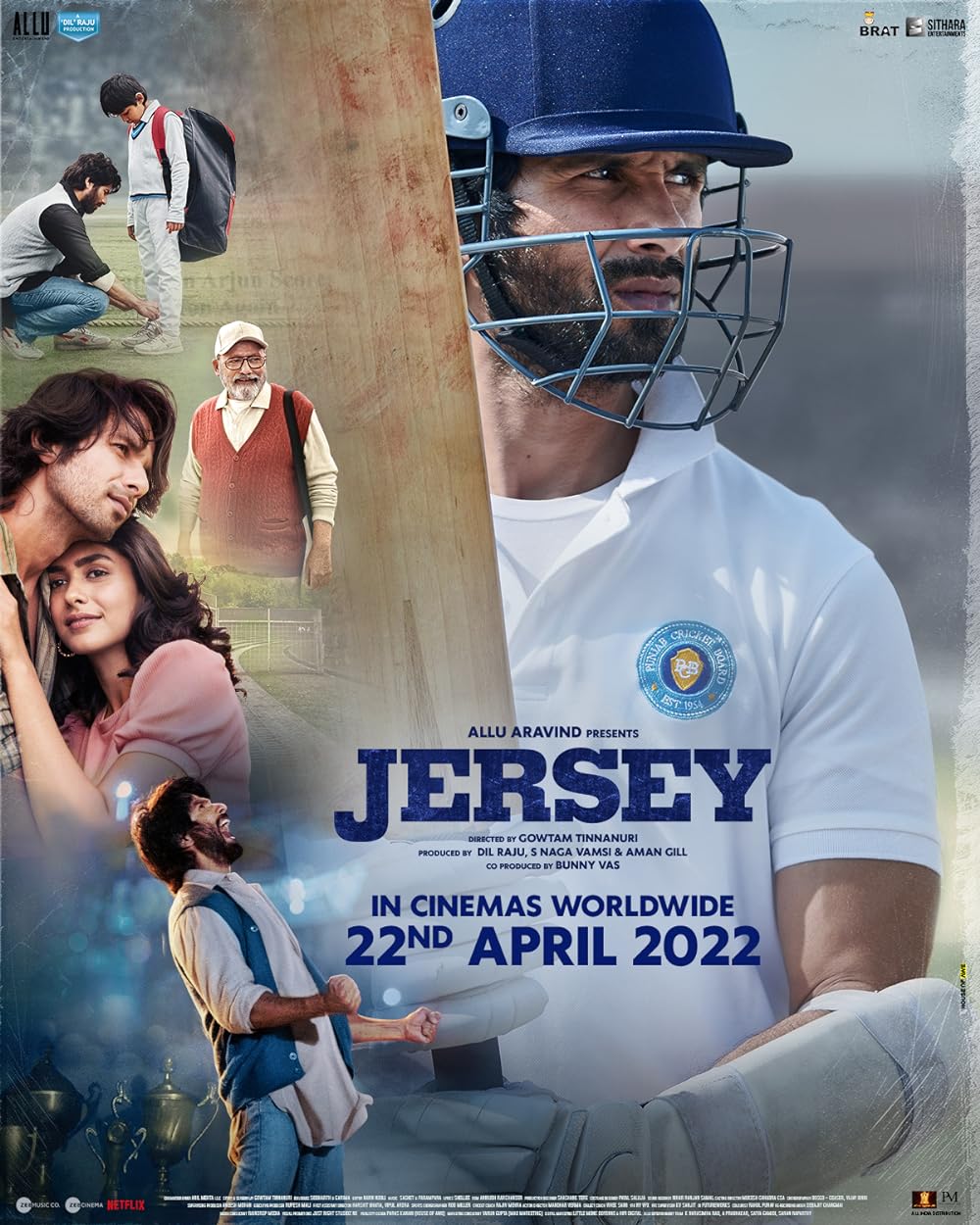 Both the Telugu original starring Nani and the Hindi remake with Shahid Kapoor tell the inspiring story of a former cricketer who makes an extraordinary comeback to fulfill his son's dream of owning a cherished jersey.