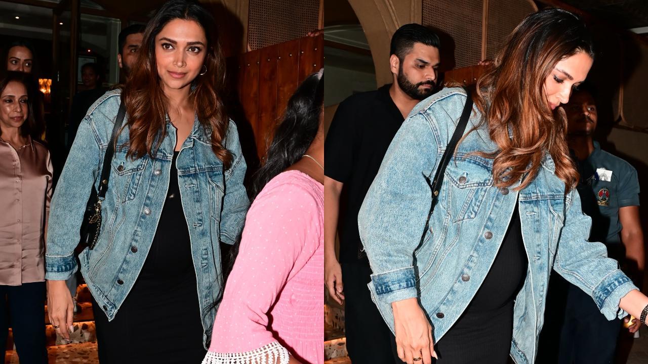 Mom-to-be Deepika Padukone stuns during family dinner outing in Mumbai, watch