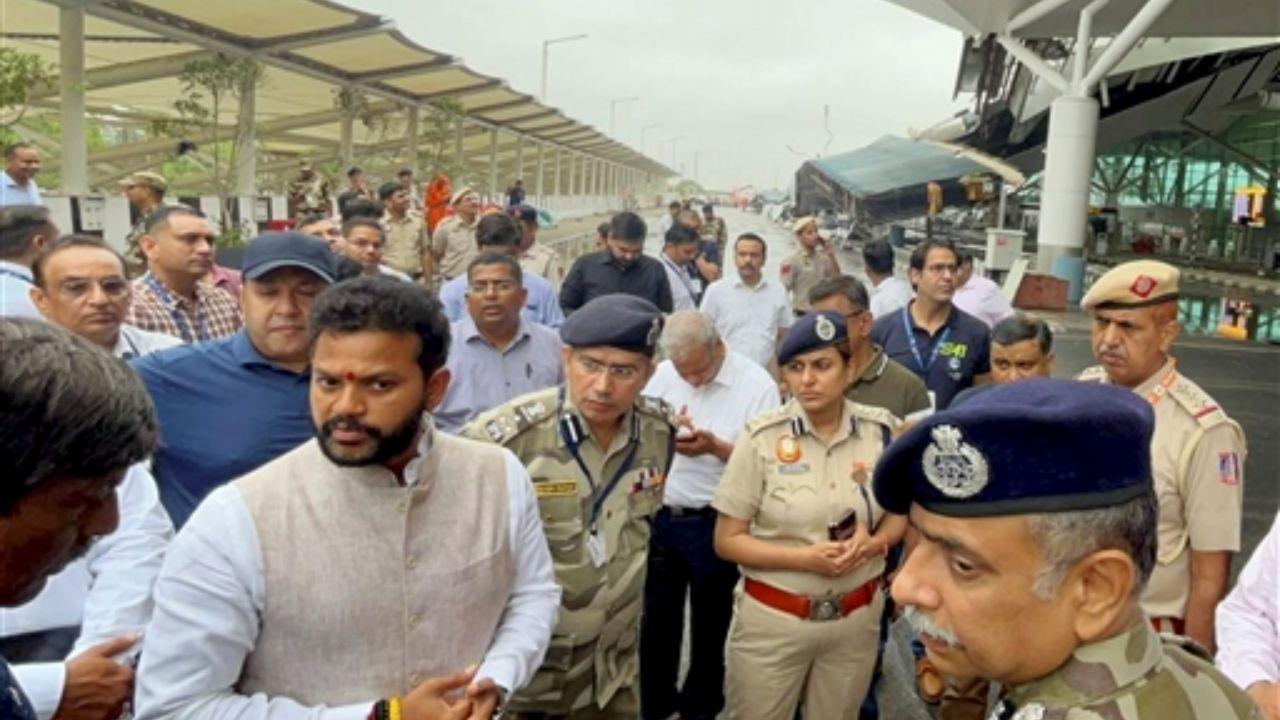 Civil Aviation Minister K Rammohan Naidu visited the airport to assess the situation firsthand and met with injured individuals receiving treatment at Safdarjung Hospital. He announced that the kin of deceased will be given Rs 20 lakh compensation and the injured will get Rs 3 lakh.