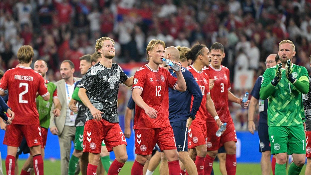 Denmark advances to last 16 at European Championship after 0-0 draw with Serbia
