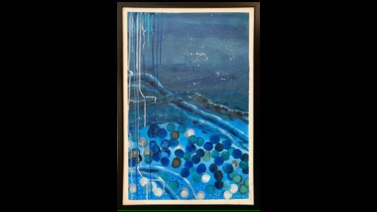 Saideep Gupta, a 14-year-old with Down Syndrome from New Delhi, expresses himself through vibrant creations, finding joy in art, music and food. Saideep was one among many other artists commissioned by a corporation to create 10 artworks on gratitude, enhancing the company's spaces with meaningful and uplifting art