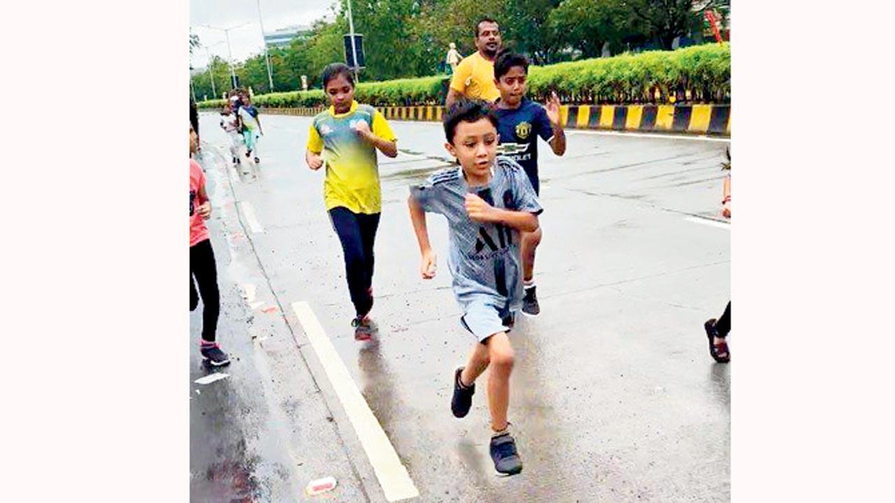 A moment from the marathon hosted in Malad last year 