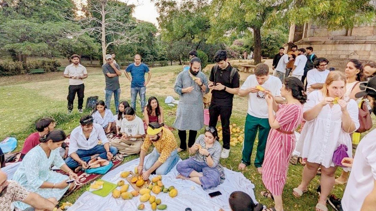 A previous mango party in Delhi