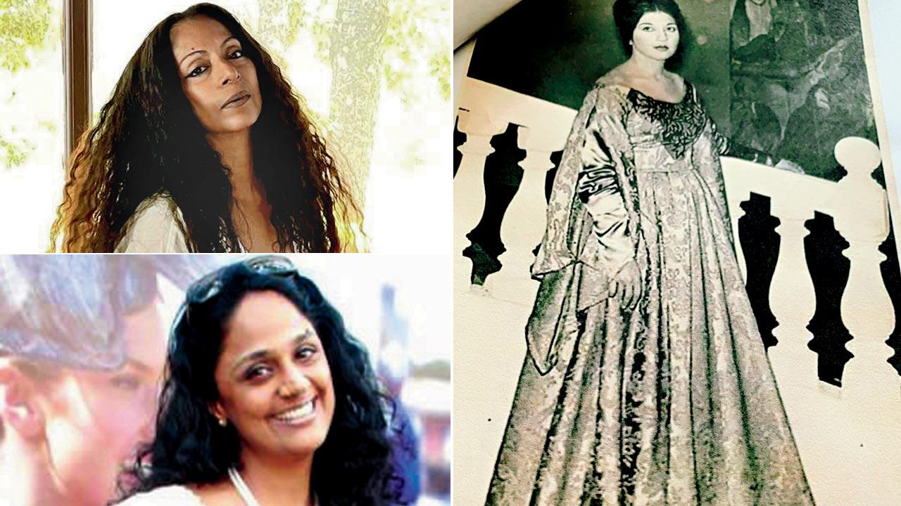 Suneeta Rao, Shweta Shetty; a photograph of Celia Lobo in costume for the opera, Rigoletto