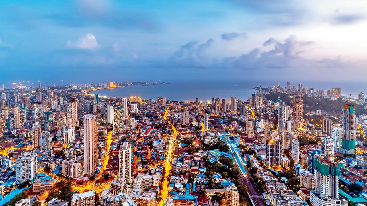 An overview of the skyline covering parts of Parel, Worli and  Prabhadevi. Pic Courtesy/Sanjog Mhatre