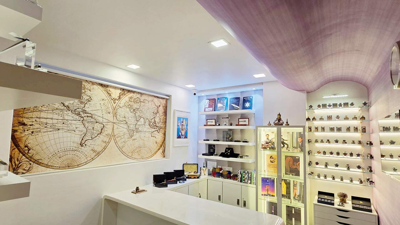 A view of the interiors of the new space in the Thane neighbourhood