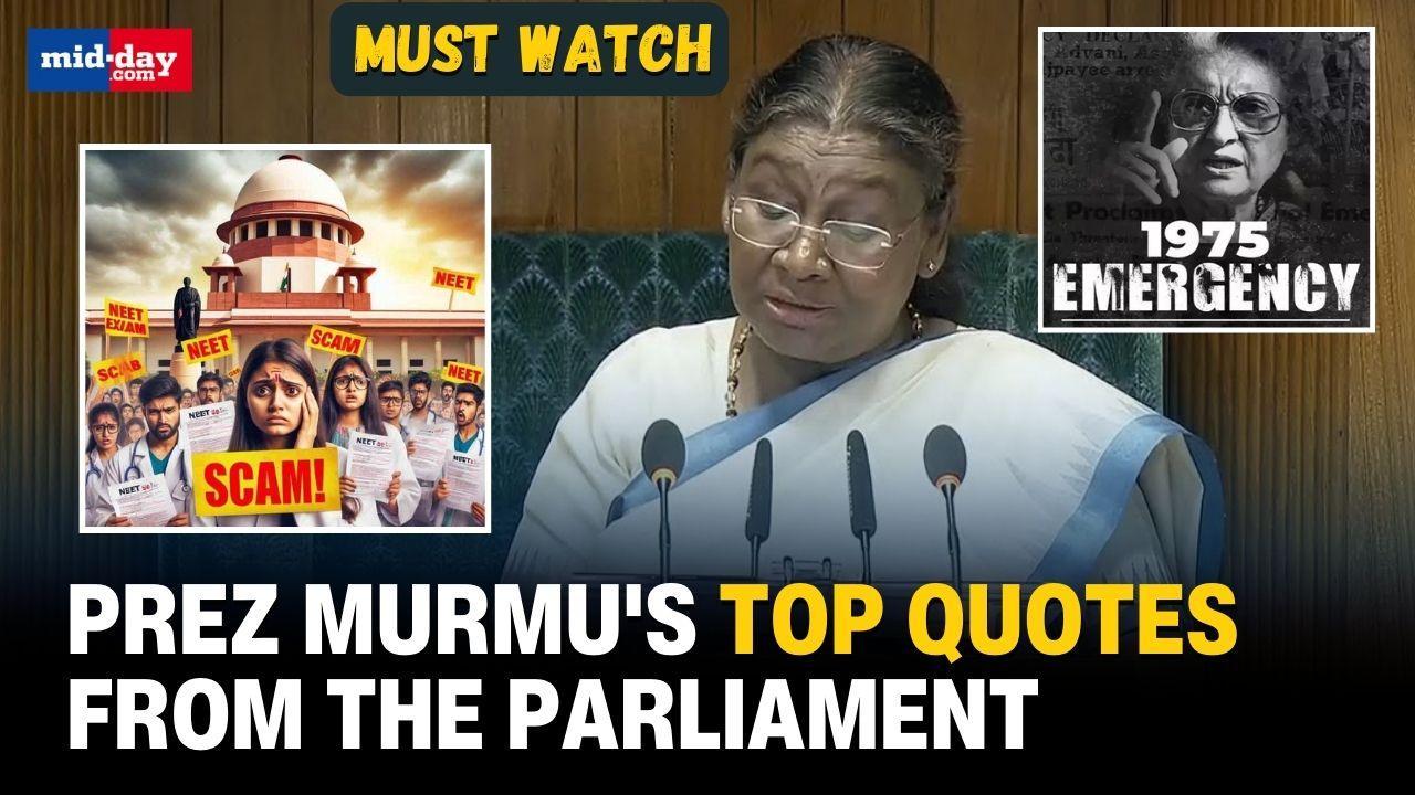  NEET Scam To 1975 Emergency, Top Quotes From Droupadi Murmu's Parliament Speech