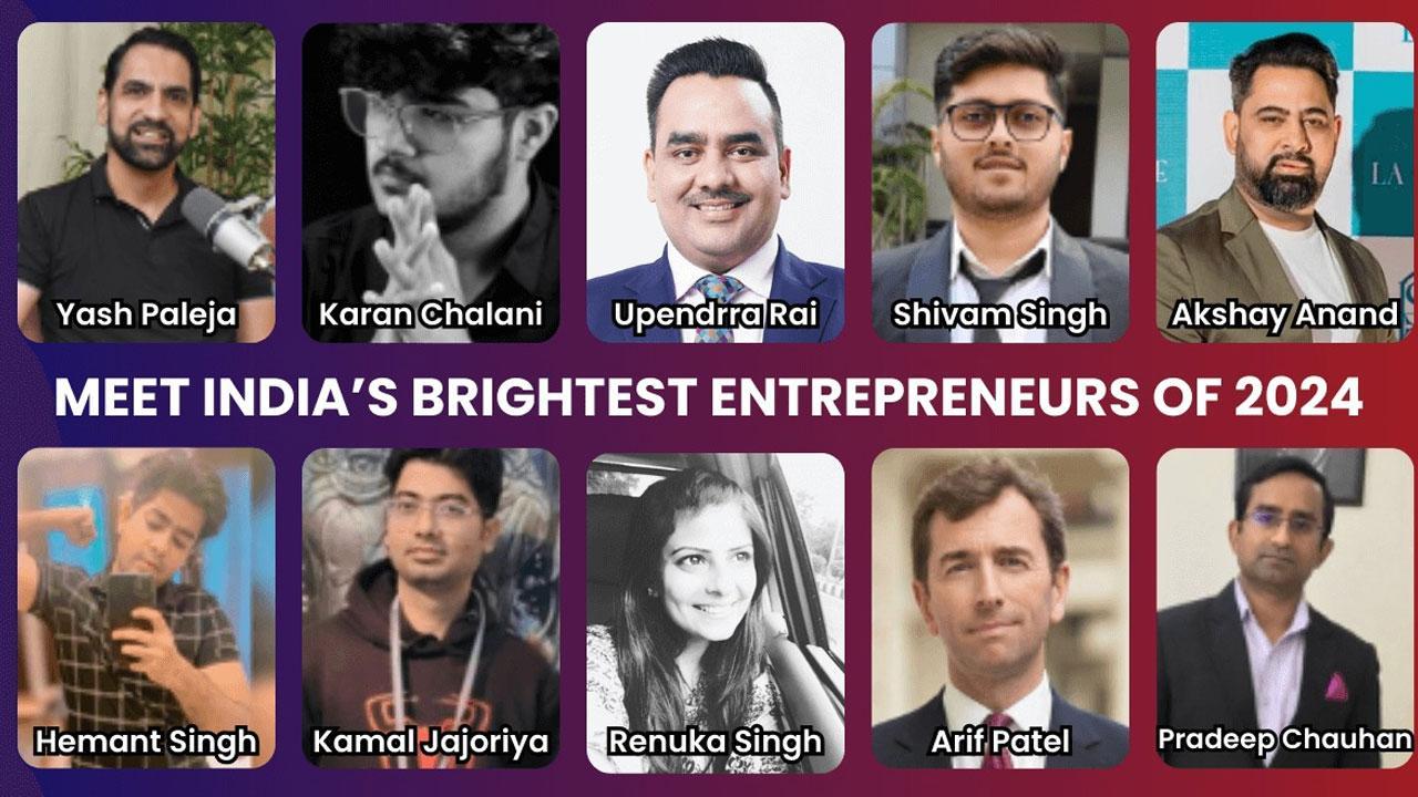 Meet India’s Brightest Entrepreneurs for 2024