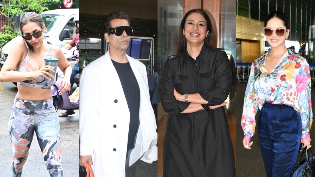 Spotted in the city: Malaika Arora, Karan Johar, Tabu, Sunny Leone and others